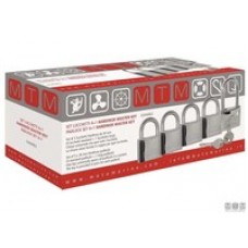 SET 5 LUCCHETTI CON CHIAVE UNIVERSALE