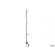 ASTA PORTABANDIERA 38CM. MORSETTO INOX