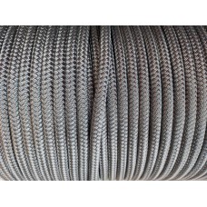 cima doppiaTreccia colore GRIGIO diametro 10 mm.