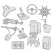 TIMONERIE,COMANDI,FLAPS,BOW THRUSTERS